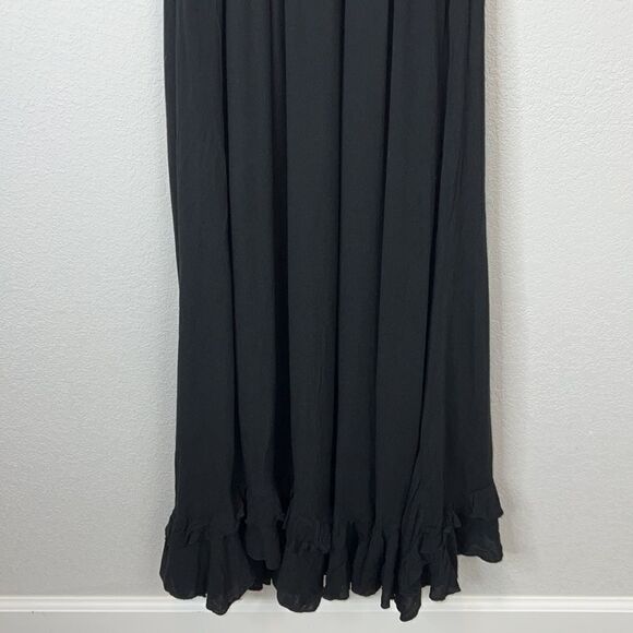 NWT- Free People One Adella Maxi Slip Dress Black Small - Picture 8 of 16